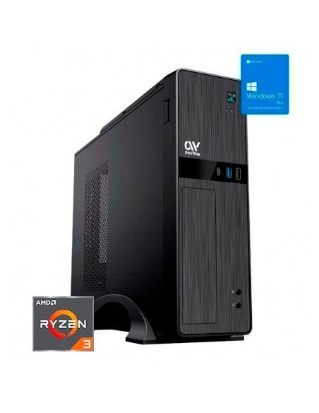 ORDENADOR ONEWAY POLARIS SFF RYZEN 3 4100/8GB/SSD500NVME/GT710/W11PRO